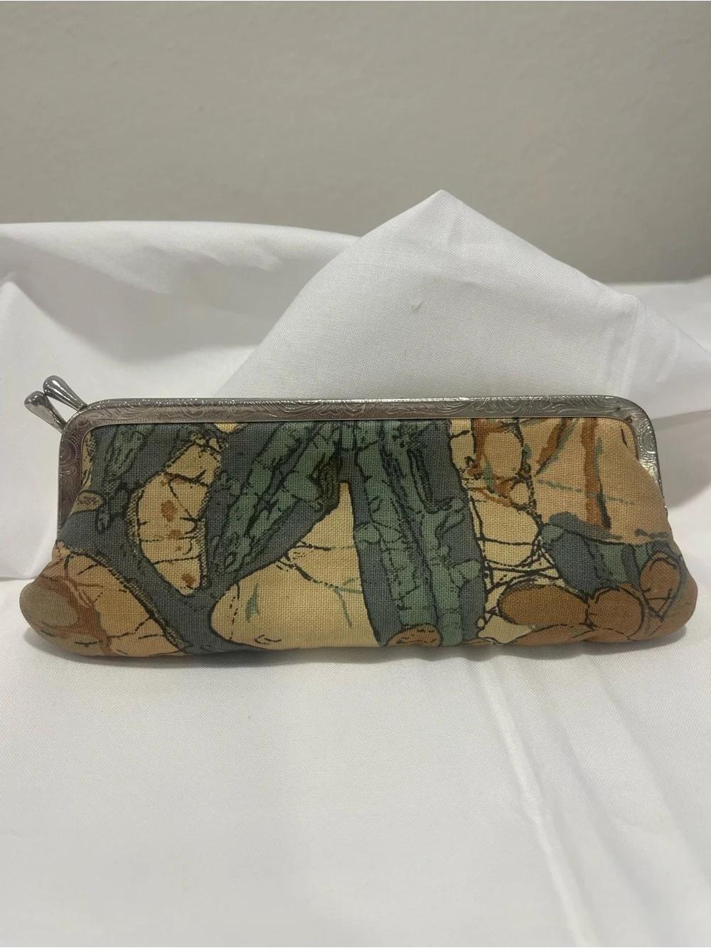 Vintage Rosanne Kiss Lock Clutch Purse 1960s